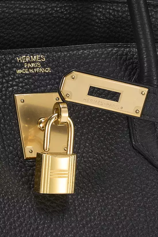 Black Togo Birkin 40, , large image number 7