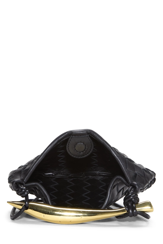 Black Intrecciato Sardine Bag Mini, , large image number 5