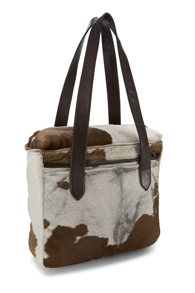 Multicolor Pony Hair Tote Bag, , large