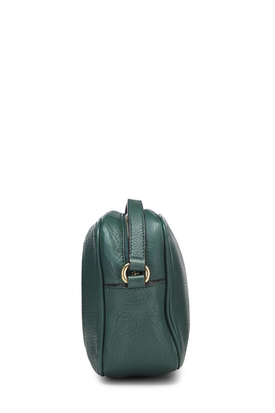 Green Grained Leather Soho Disco Bag, , large image number 3