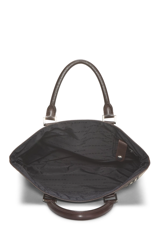 Brown Nylon Tote Large, , large image number 5