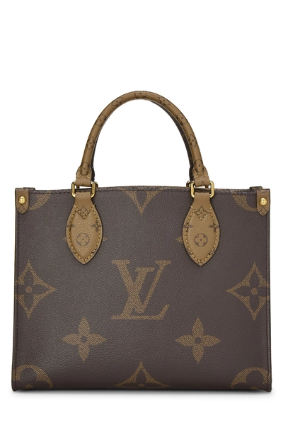 Louis Vuitton Monogram Reversed Giant On The Go PM