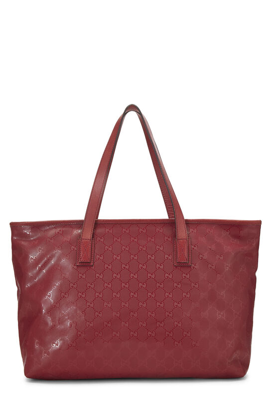 Red GG Imprime Tote, , large image number 4
