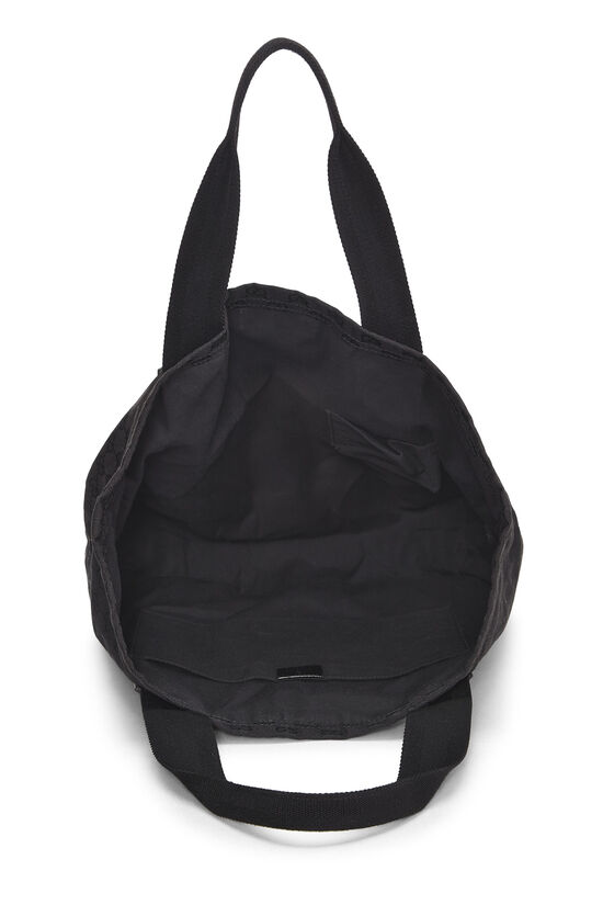 Black Original GG Canvas Flat Web Tote, , large image number 5