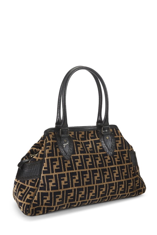 Brown Zucca Velvet Bag Du Jour Medium, , large image number 1