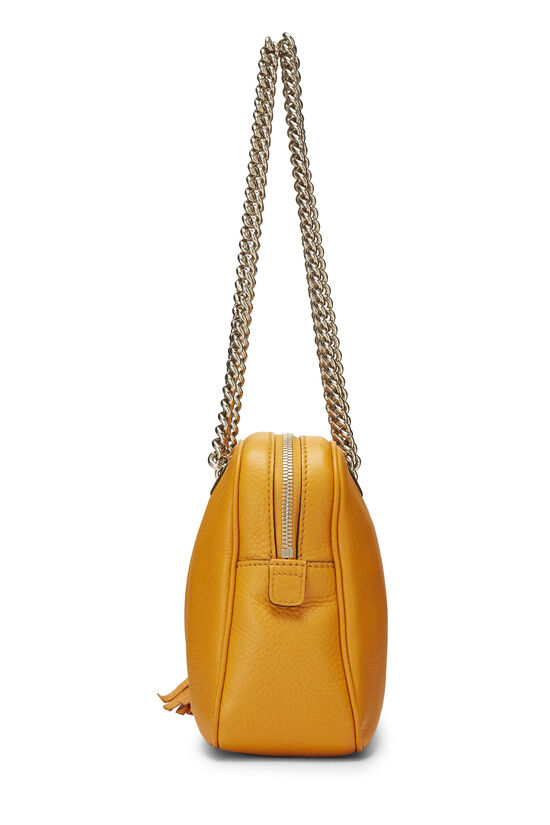 Orange Leather Soho Chain Shoulder Bag, , large image number 2