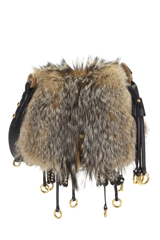 Pre-Owned Brown Fur Corsaire Crossbody QNBJXW160B000