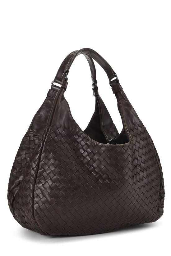 Brown Intrecciato Campana Tote Small, , large image number 1
