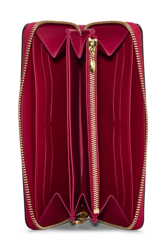 Red Sweet Monogram Vernis Zippy Continental Wallet, , large image number 3