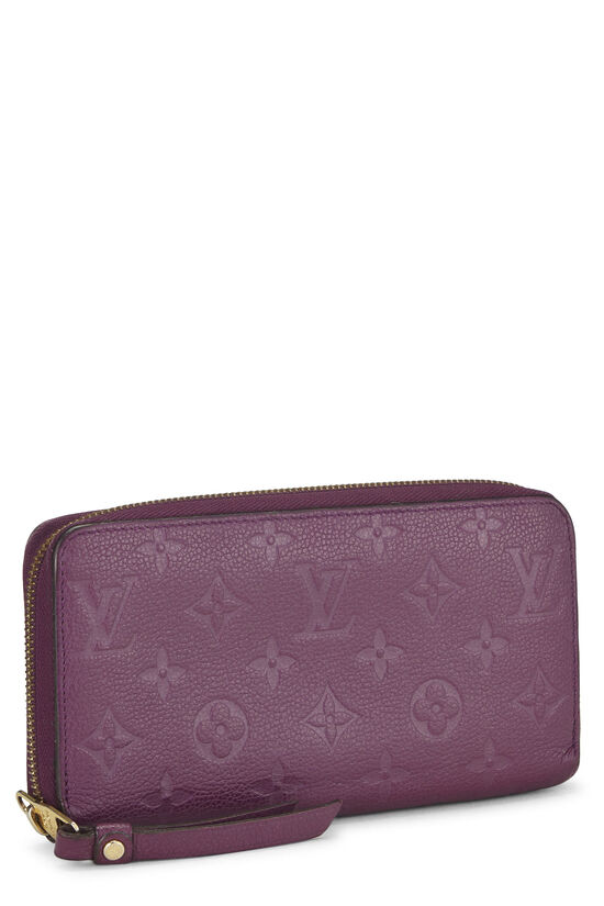 Louis Vuitton Flamme Monogram Empreinte Zippy Wallet QJA0FKLQUB000  