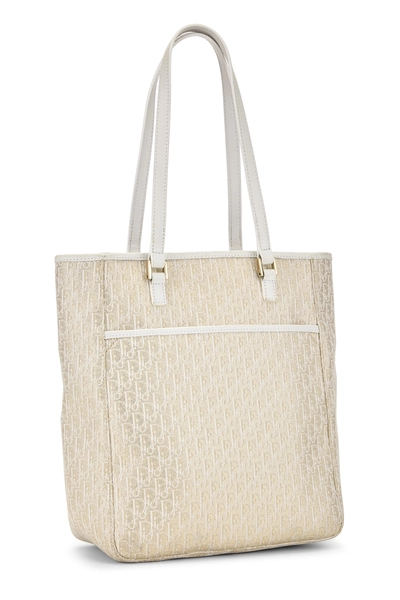 Gold Trotter Canvas Tote, , large