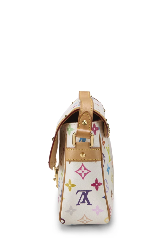 Takashi Murakami x Louis Vuitton White Monogram Multicolore Sologne, , large image number 2