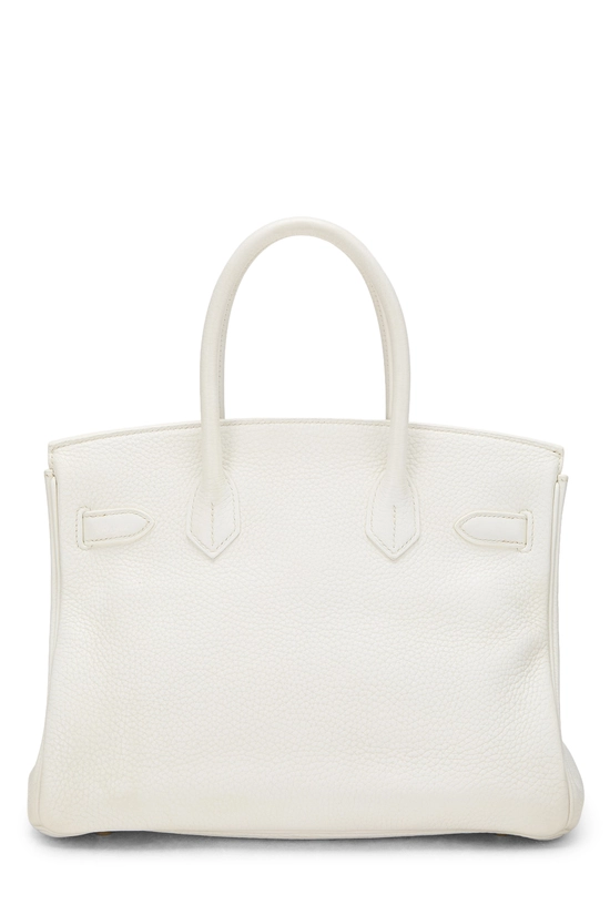 White Togo Birkin 30, , large image number 3