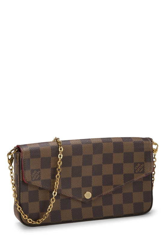Damier Ebene Pochette Felicie, , large image number 1