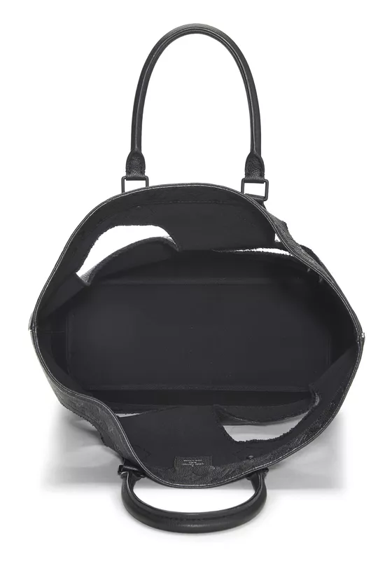 Comme des Gar&ccedil;ons x Louis Vuitton Black Monogram Empreinte Bag with Holes MM, , large image number 6
