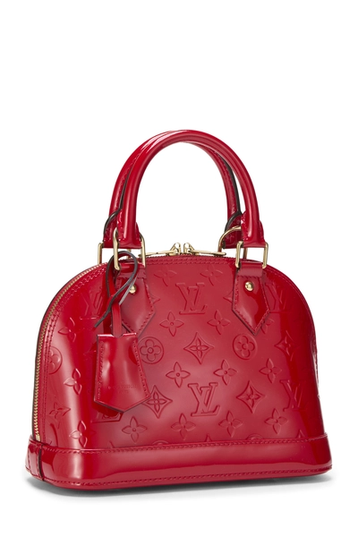 Louis Vuitton Red Monogram Vernis Alma BB — photo 2