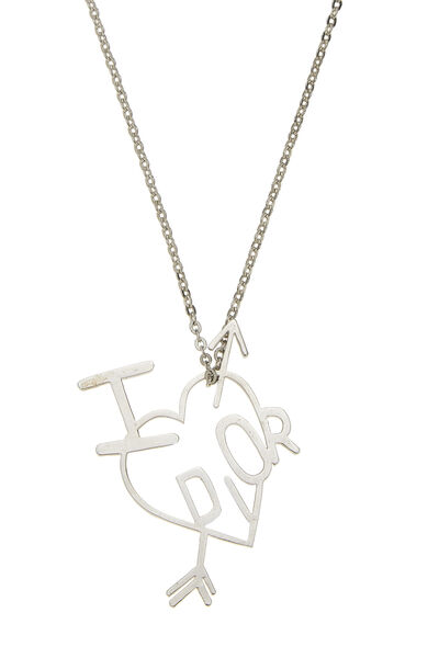 Silver 'I LOVE DIOR' Necklace , , large