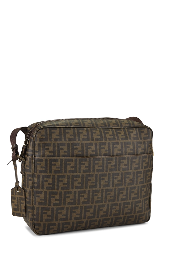 Brown Zucca Coated Canvas Messenger Large, , large image number 1