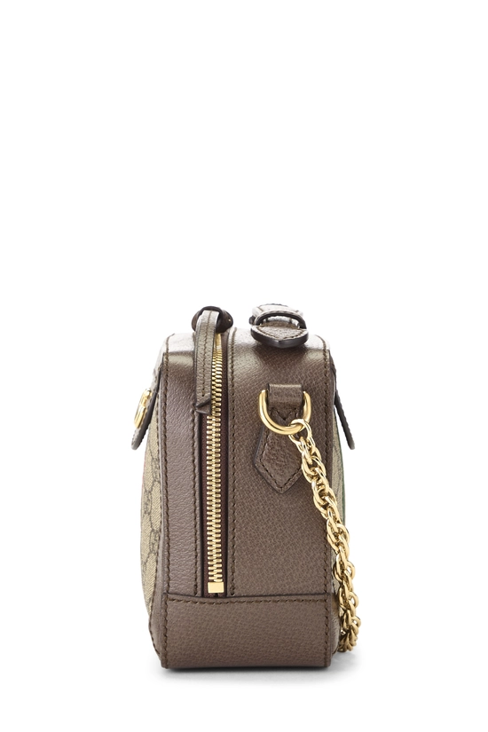 Brown GG Supreme Canvas Ophidia Top Handle Shoulder Bag Mini, , large image number 2