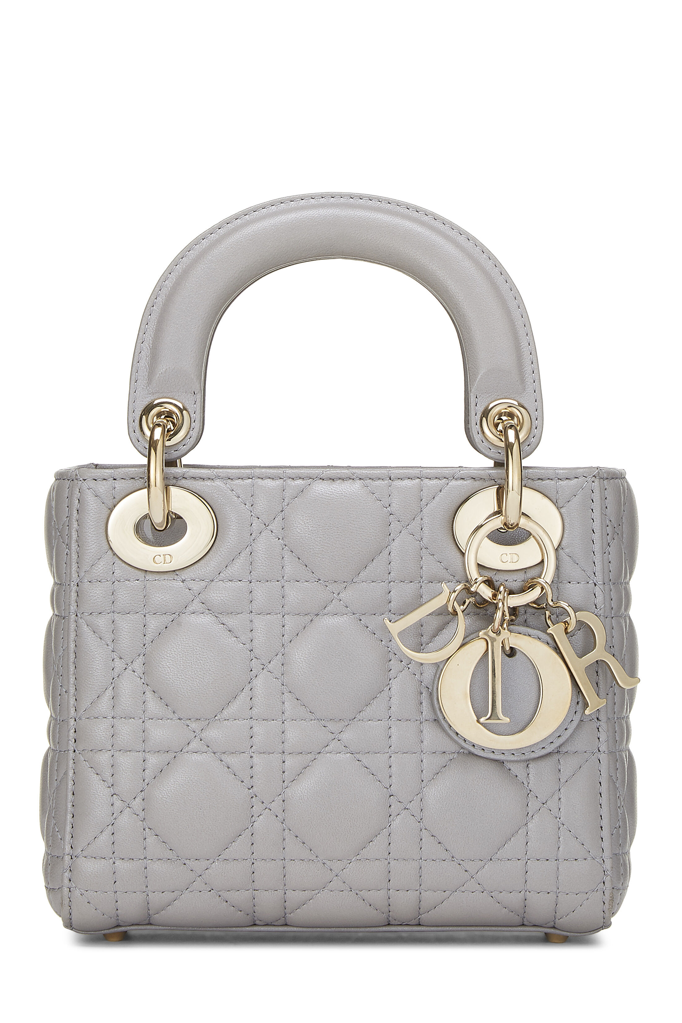 lady dior mini grey