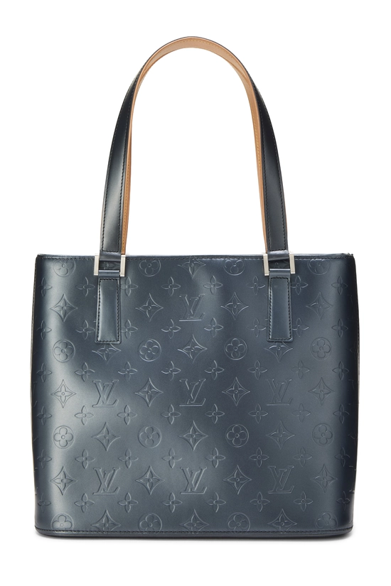 Navy Monogram Vernis Mat Stockton, , large image number 0
