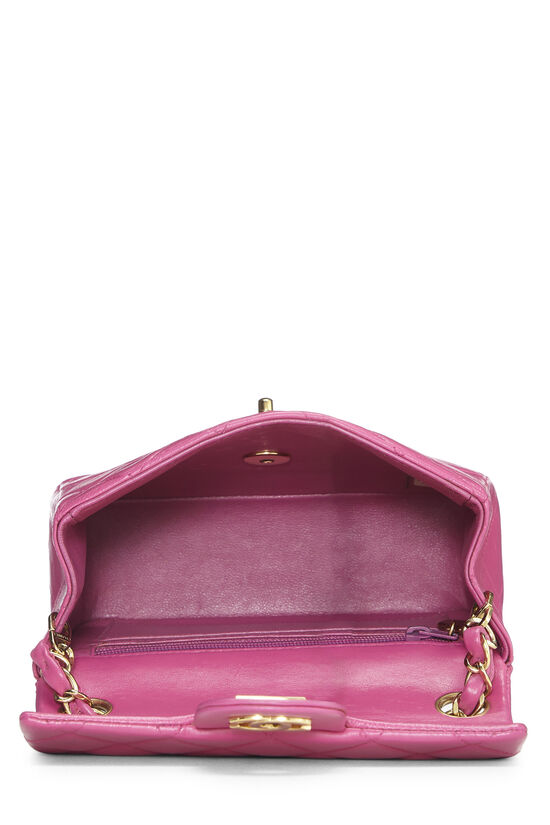 Chanel Pink Quilted Lambskin Classic Square Flap Mini Q6B0271IP9029