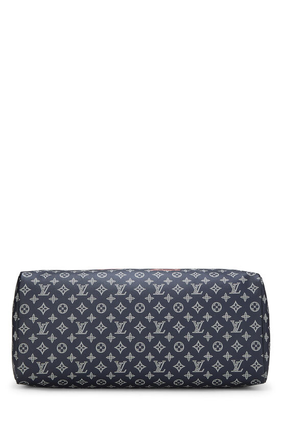 Kim Jones x Louis Vuitton Navy Monogram Upside Down Keepall Bandouliere 50, , large image number 4