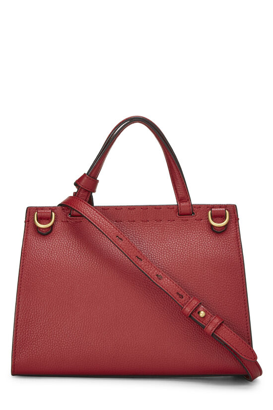 Red Leather GG Marmont Top Handle Bag Mini, , large image number 3