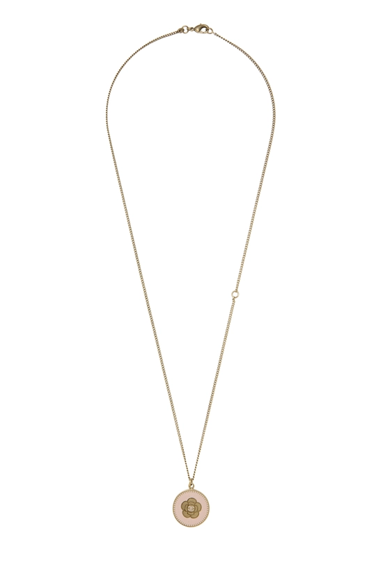 Pink Camellia Necklace, , large image number 0