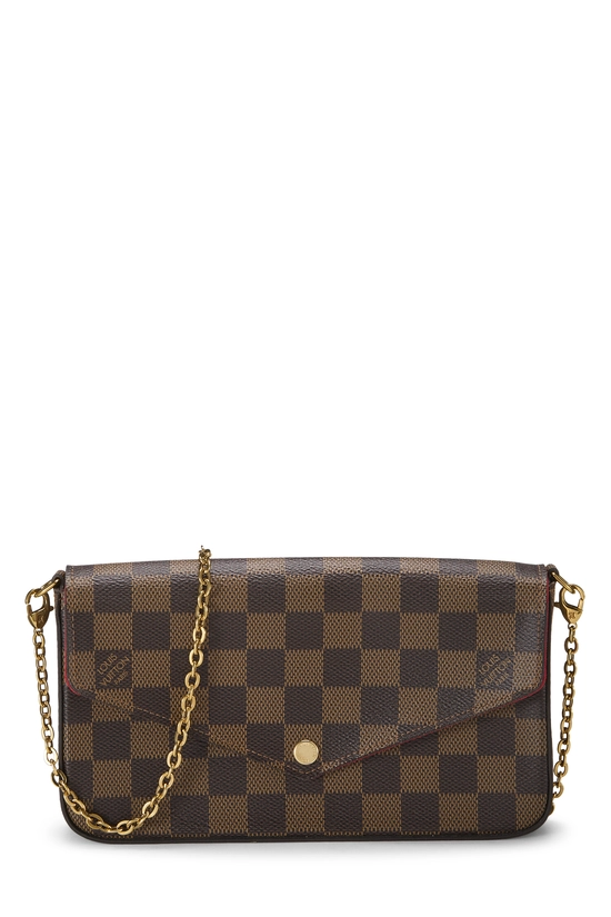 Damier Ebene Pochette Felicie, , large image number 0