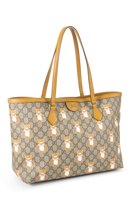 EXO KAI x Gucci Brown GG Supreme Tote Medium, , large image number 1