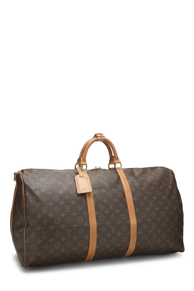 Monogram Canvas Keepall Bandouliere 60, , large