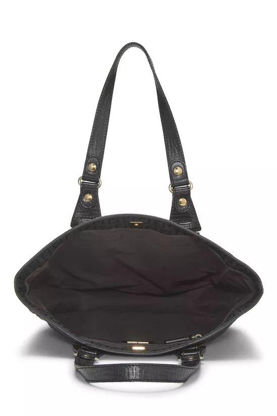 Black Zucchino Canvas Tote Medium, , large image number 5