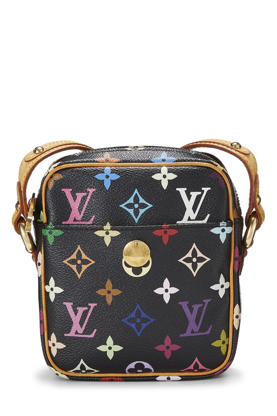 Louis Vuitton Rift Crossbody Mini Bag Black Monogram Multocolore