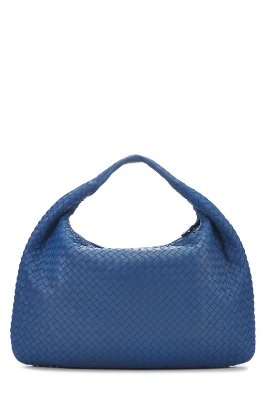 Blue Intrecciato Veneta Hobo Large, , large image number 3