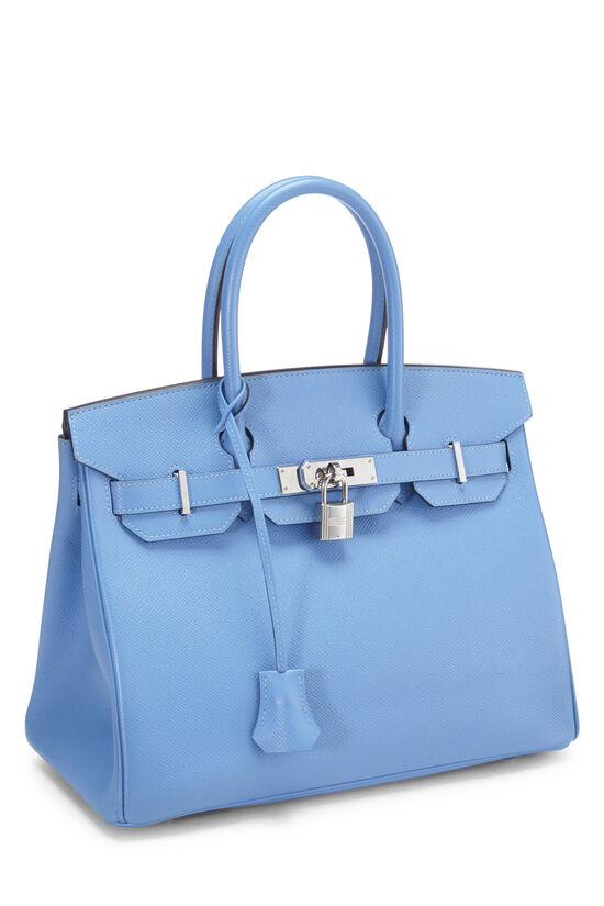 blue birkin bag