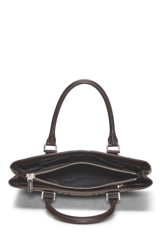 Brown House Check Jacquard Handbag Small, , large image number 5