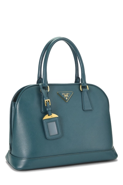 Green Saffiano Dome Tote, , large