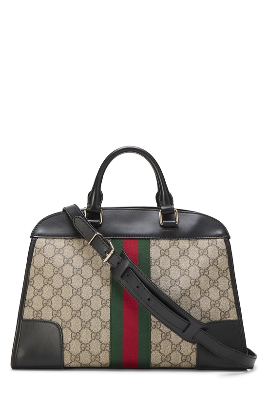 Black Original GG Supreme Canvas Web Dome Bag, , large image number 3