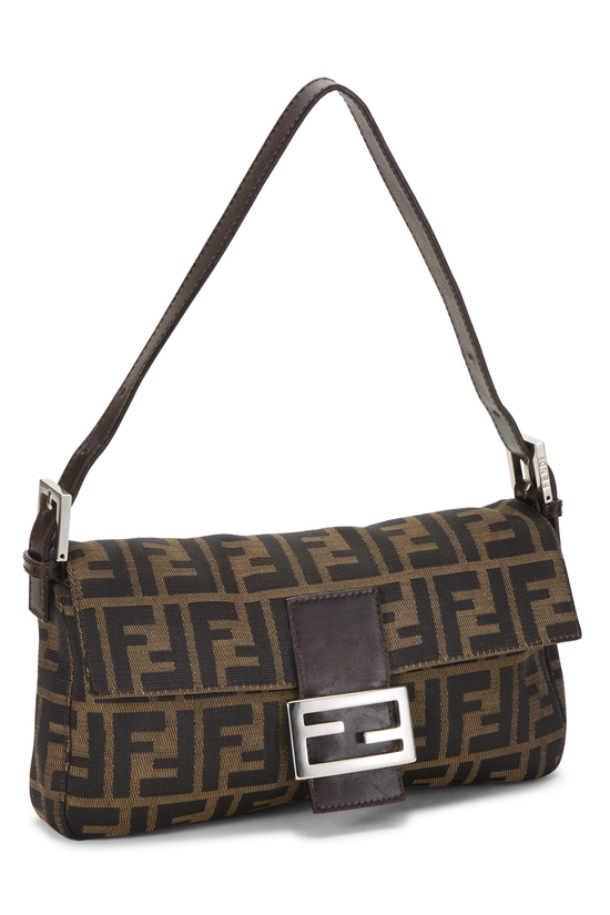 Brown Zucca Canvas Baguette, , large image number 1
