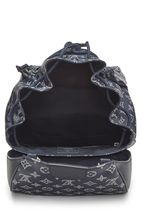 Chapman Brothers x Louis Vuitton Navy Monogram Ink Hiking Backpack, , large image number 6