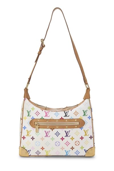 Louis Vuitton Takashi Murakami x Louis Vuitton White Monogram Multicolore Boulogne