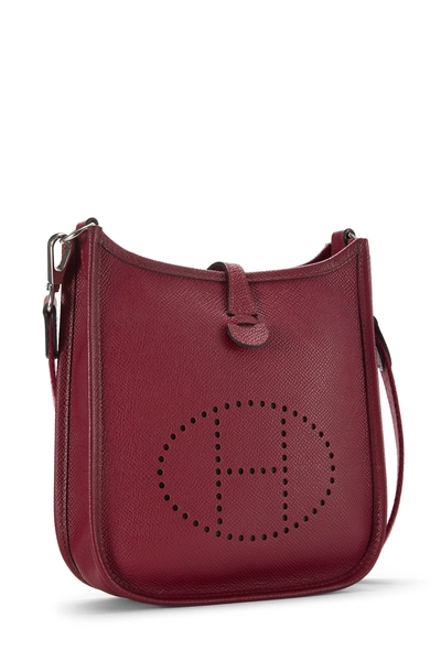 Hermès Rouge Grenat Epsom Evelyne Amazone TPM — photo 2