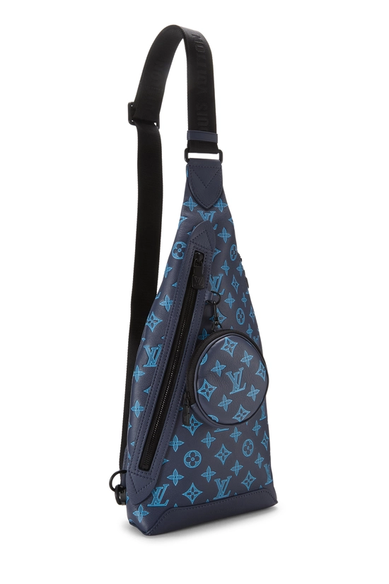Blue Monogram Shadow Discovery Bumbag, , large image number 1