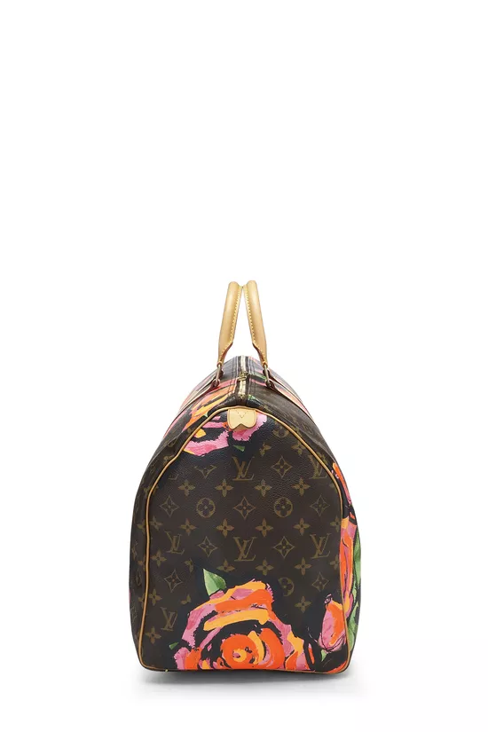 Pre-Owned Stephen Sprouse x Louis Vuitton Monogram Roses Keepall