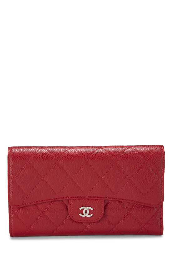 Red Caviar Classic Long Flap Wallet, , large image number 0