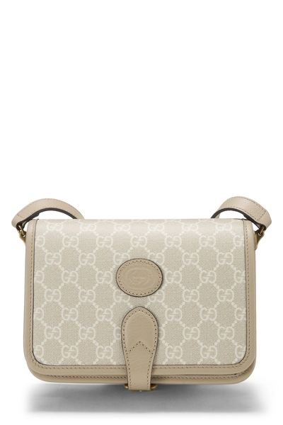 Gucci Grey GG Supreme Canvas Interlocking GG Crossbody Mini
