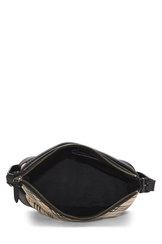 Black House Check Jacquard Shoulder Bag, , large image number 5