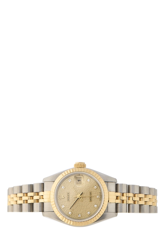 Two-Tone Anniversary Dial Diamond Datejust 69173 26mm, , large image number 4