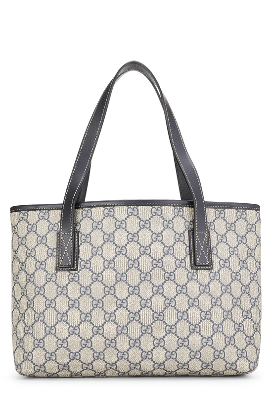 Navy GG Supreme Canvas Tote, , large image number 3